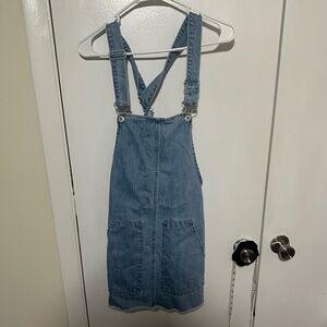 Blue Denim Overall Dress